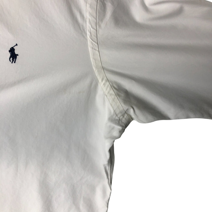 Ralph Lauren Classic Fit Long Sleeve Button Down Shirt, Men's Size L cotton white type Vintage Second Hand