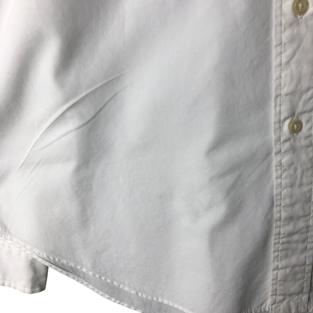 Ralph Lauren Classic Fit Long Sleeve Button Down Shirt, Men's Size L cotton white type Vintage Second Hand