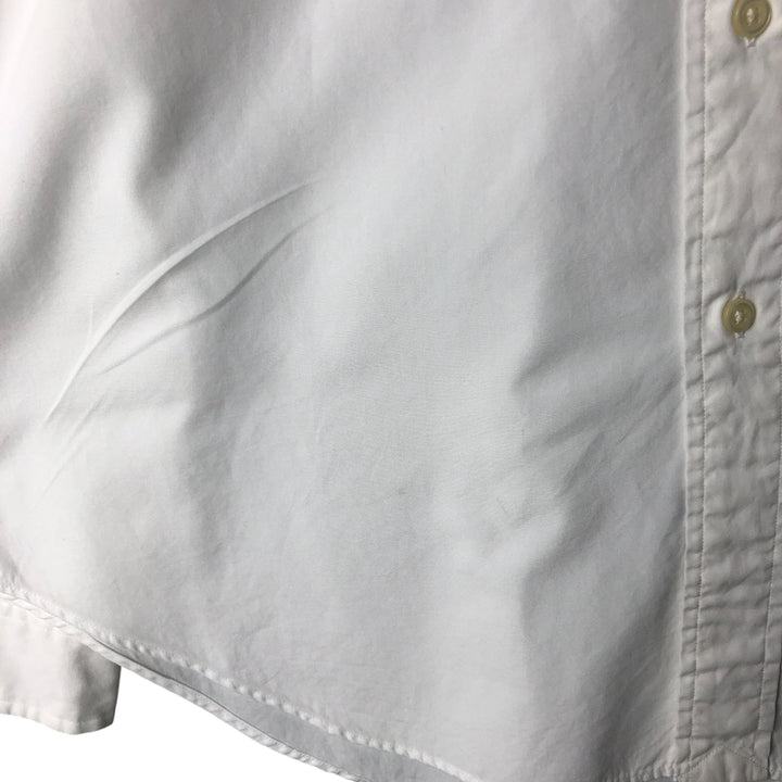 Ralph Lauren Classic Fit Long Sleeve Button Down Shirt, Men's Size L cotton white type Vintage Second Hand