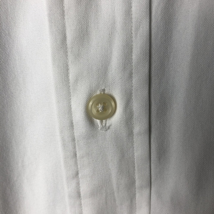 Ralph Lauren YARMOUTH long sleeve button down shirt, men's XL size cotton white type Vintage Second Hand