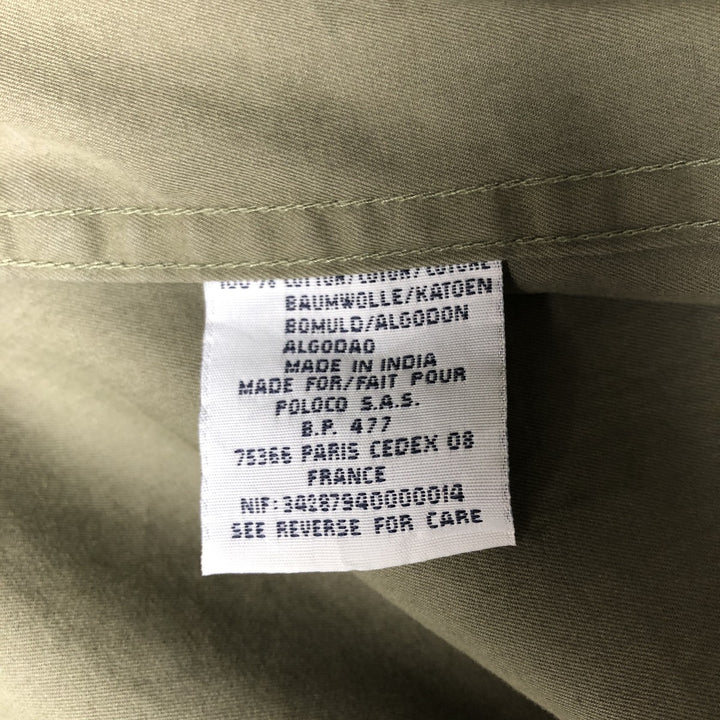 Ralph Lauren BLAKE long sleeve button down shirt, men's XL size cotton Khaki type Vintage Second Hand