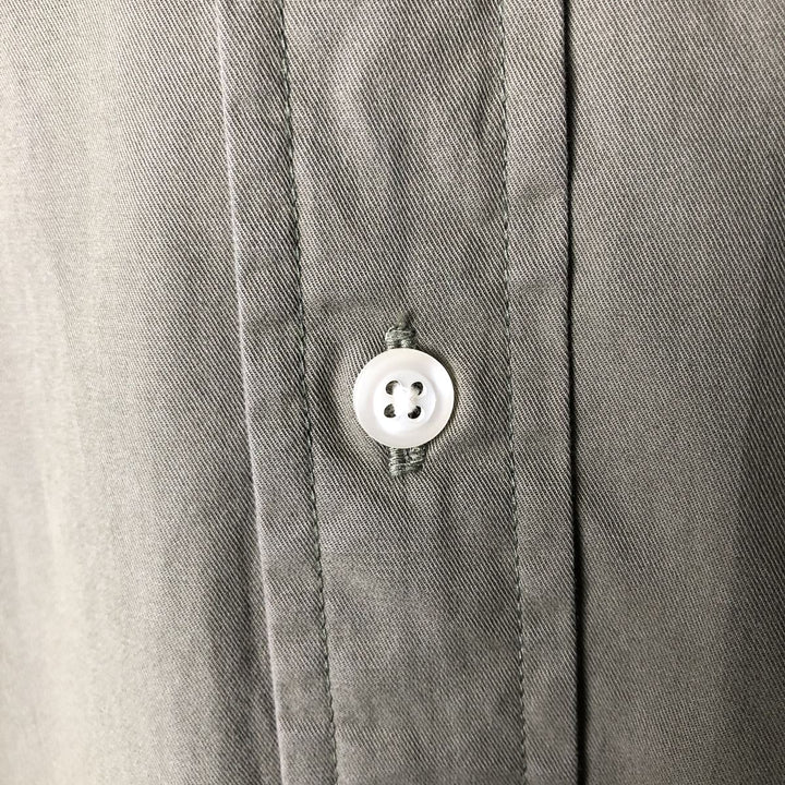 Ralph Lauren BLAKE long sleeve button down shirt, men's XL size cotton Khaki type Vintage Second Hand