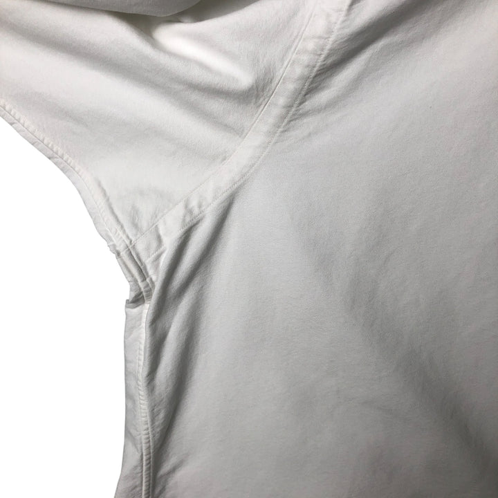 Ralph Lauren BIG SHIRT Long sleeve button down shirt Men's size L cotton white type Vintage Second Hand