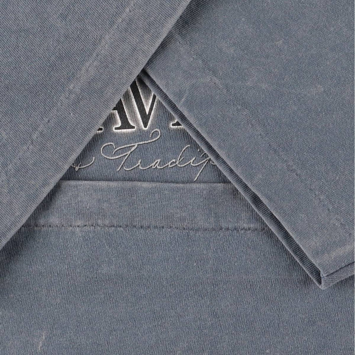 00'S Harley-Davidson Motorcycle Bike T-shirt Made in USA Men's L size cotton Charcoal Vintage Second Hand