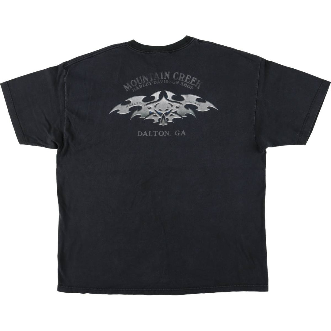 Harley-Davidson Motorcycle Bike T-shirt Made in USA Men's XXL cotton black type Vintage Second Hand