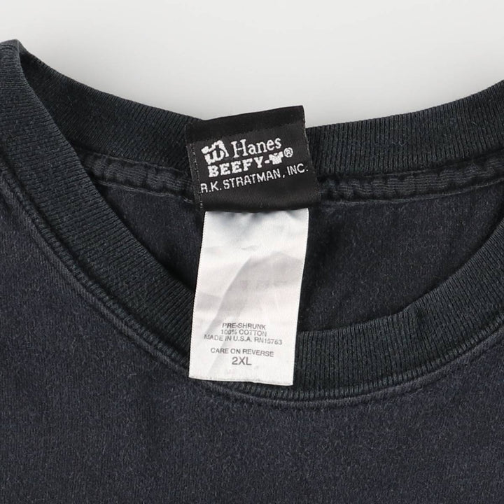 Harley-Davidson Motorcycle Bike T-shirt Made in USA Men's XXL cotton black type Vintage Second Hand