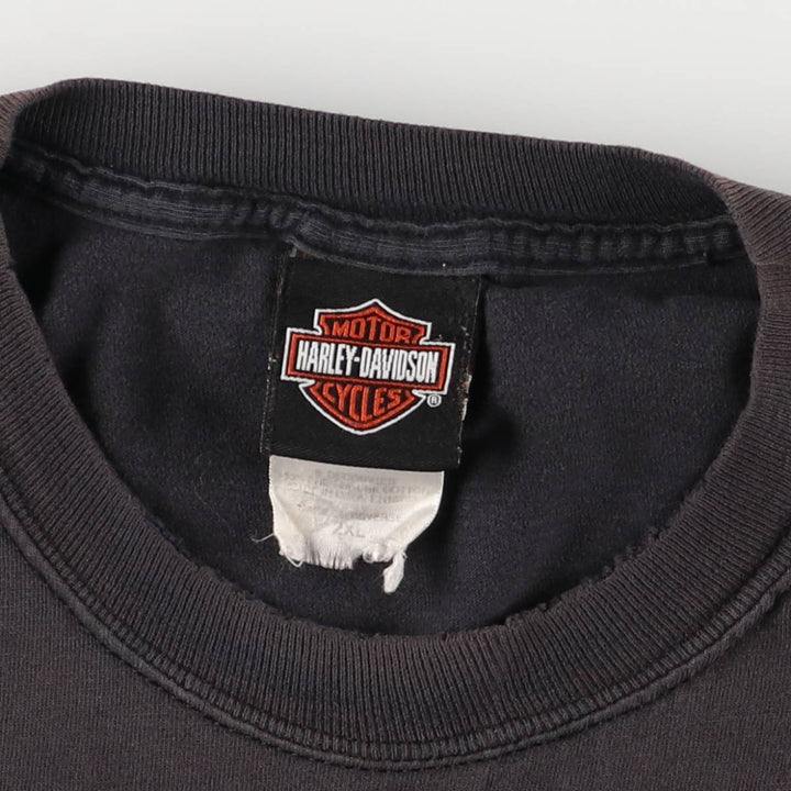 Harley-Davidson Motorcycle Bike T-shirt, Men's XXL cotton black type Vintage Second Hand