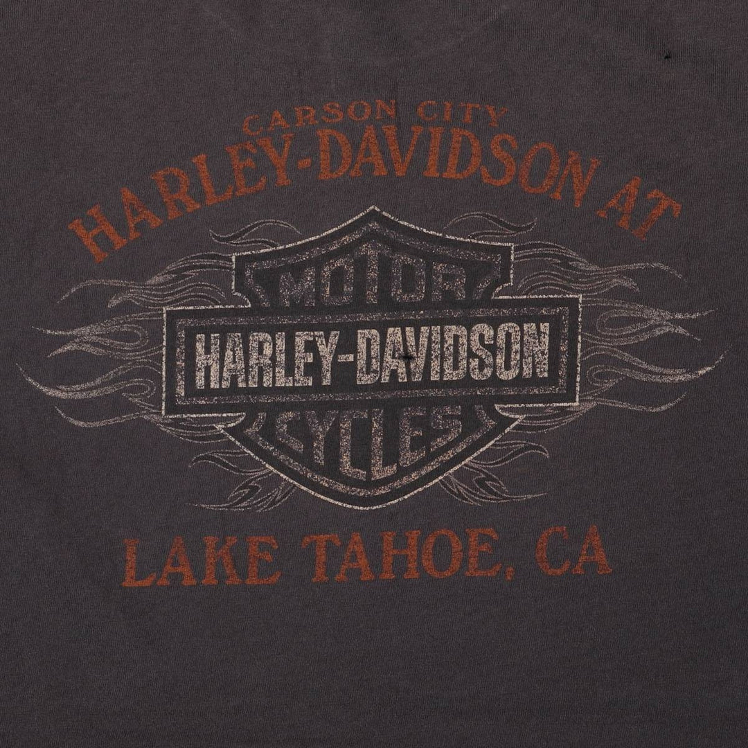 Harley-Davidson Motorcycle Bike T-shirt, Men's XXL cotton black type Vintage Second Hand