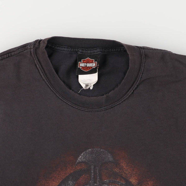 Harley-Davidson Motorcycle Bike T-shirt, Men's XXL cotton black type Vintage Second Hand