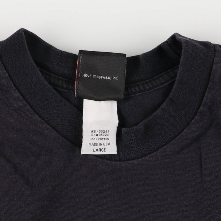 00'S Harley-Davidson Motorcycle Bike T-shirt Made in USA Men's L size cotton black type Vintage Second Hand