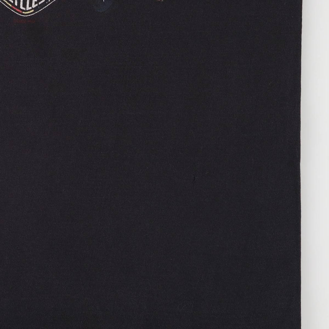 00'S Harley-Davidson Motorcycle Bike T-shirt Made in USA Men's L size cotton black type Vintage Second Hand