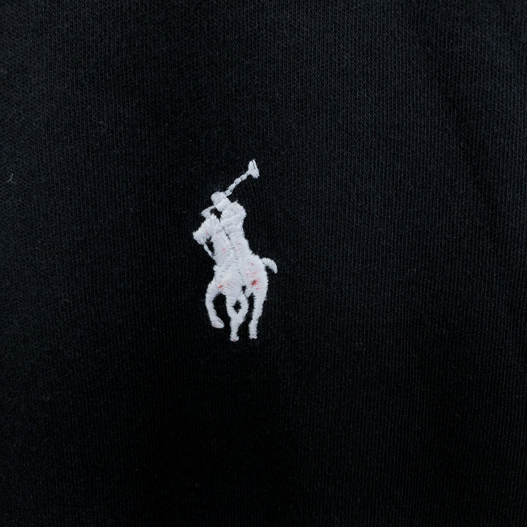 Ralph Lauren POLO RALPH LAUREN short sleeve polo shirt, men's size M cotton black type Vintage Second Hand