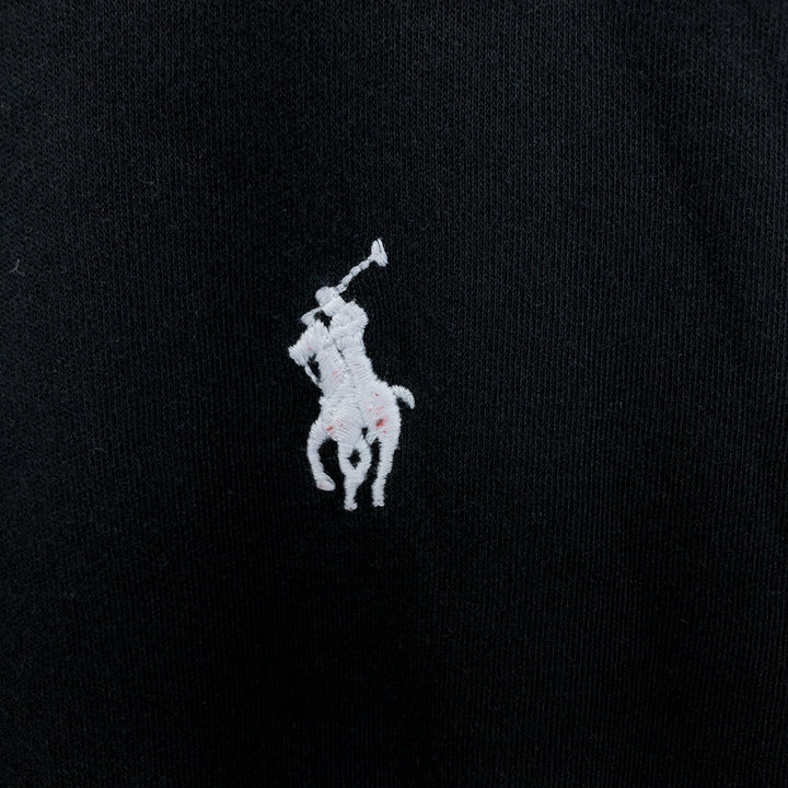 Ralph Lauren POLO RALPH LAUREN short sleeve polo shirt, men's size M cotton black type Vintage Second Hand