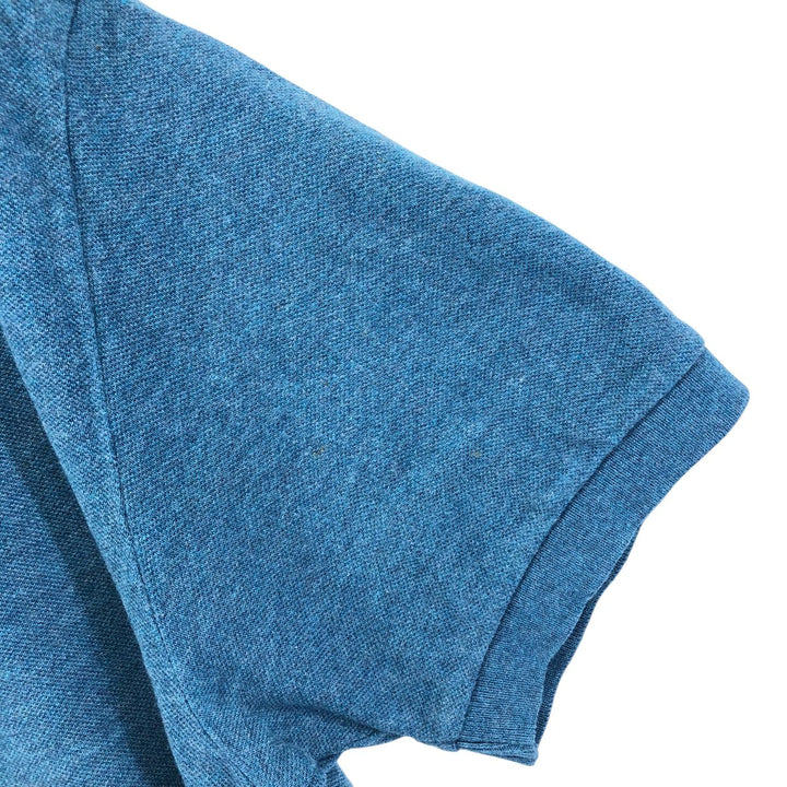 Ralph Lauren POLO RALPH LAUREN short sleeve polo shirt, men's size M cotton turquoise blue Vintage Second Hand