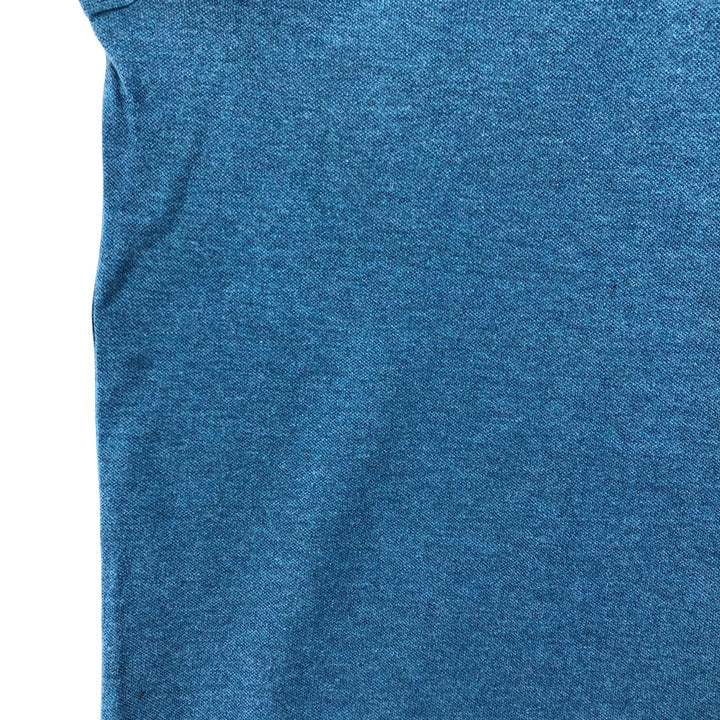 Ralph Lauren POLO RALPH LAUREN short sleeve polo shirt, men's size M cotton turquoise blue Vintage Second Hand