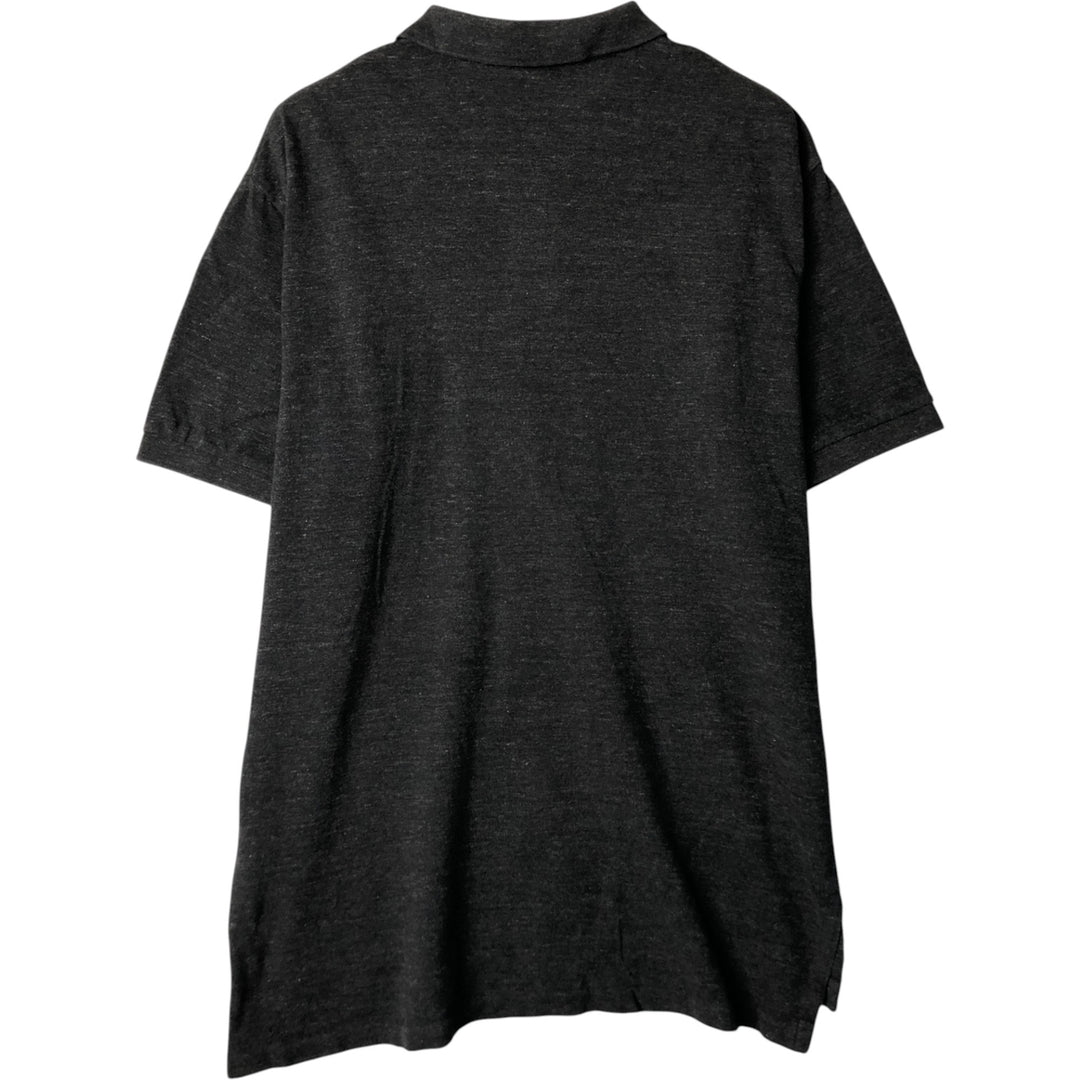 Ralph Lauren POLO RALPH LAUREN short sleeve polo shirt men's XL equivalent cotton black type Vintage Second Hand