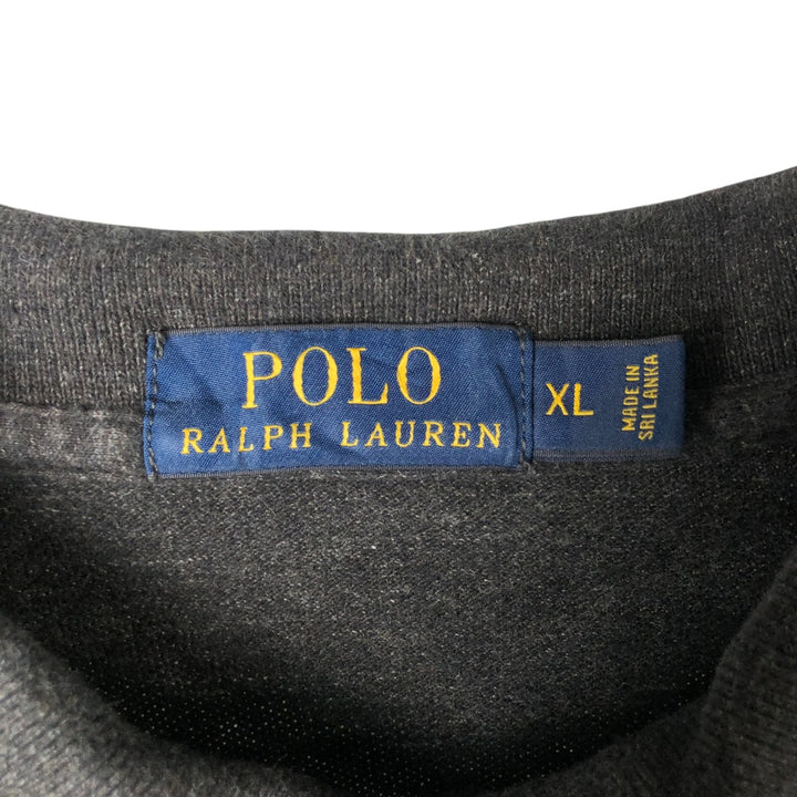 Ralph Lauren POLO RALPH LAUREN short sleeve polo shirt men's XL equivalent cotton black type Vintage Second Hand