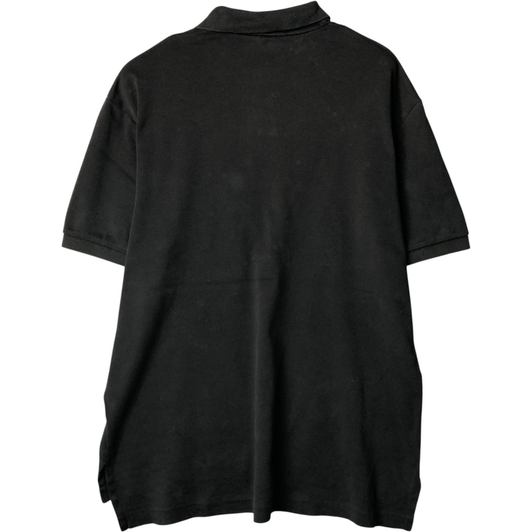 Ralph Lauren POLO by Ralph Lauren short sleeve polo shirt, men's size L cotton black type Vintage Second Hand