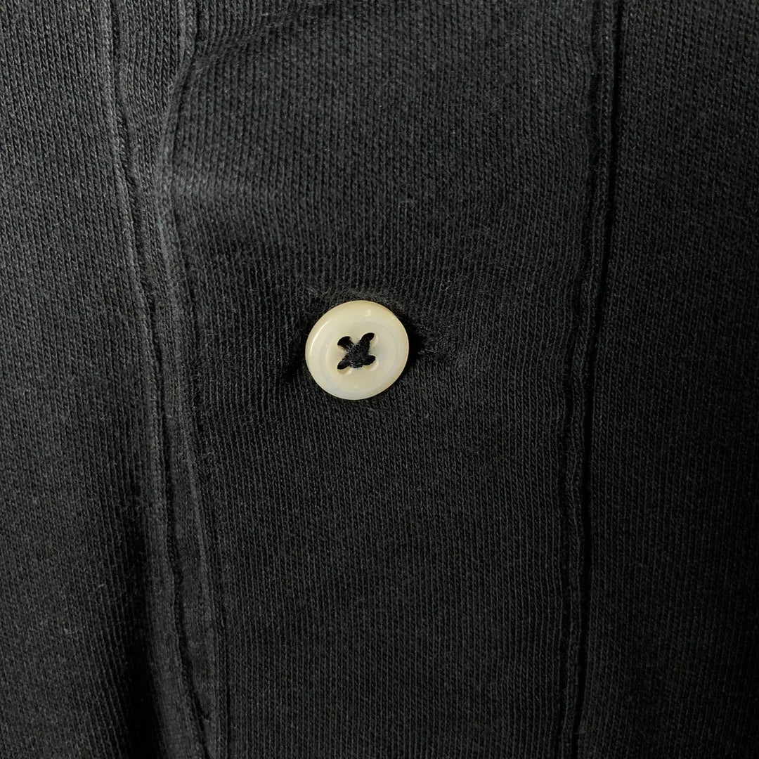 Ralph Lauren POLO by Ralph Lauren short sleeve polo shirt, men's size L cotton black type Vintage Second Hand