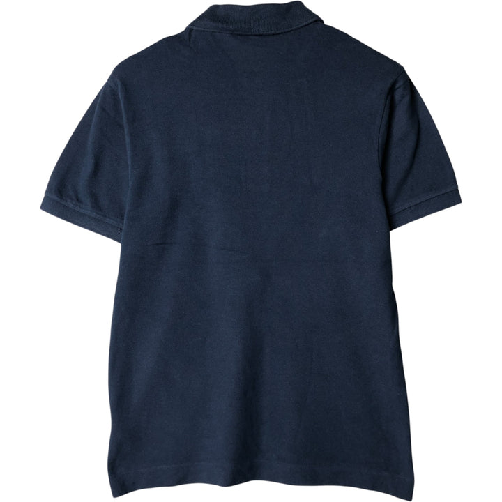 Lacoste Classic Fit short-sleeved polo shirt, men's size XS cotton navy blue type Vintage Second Hand