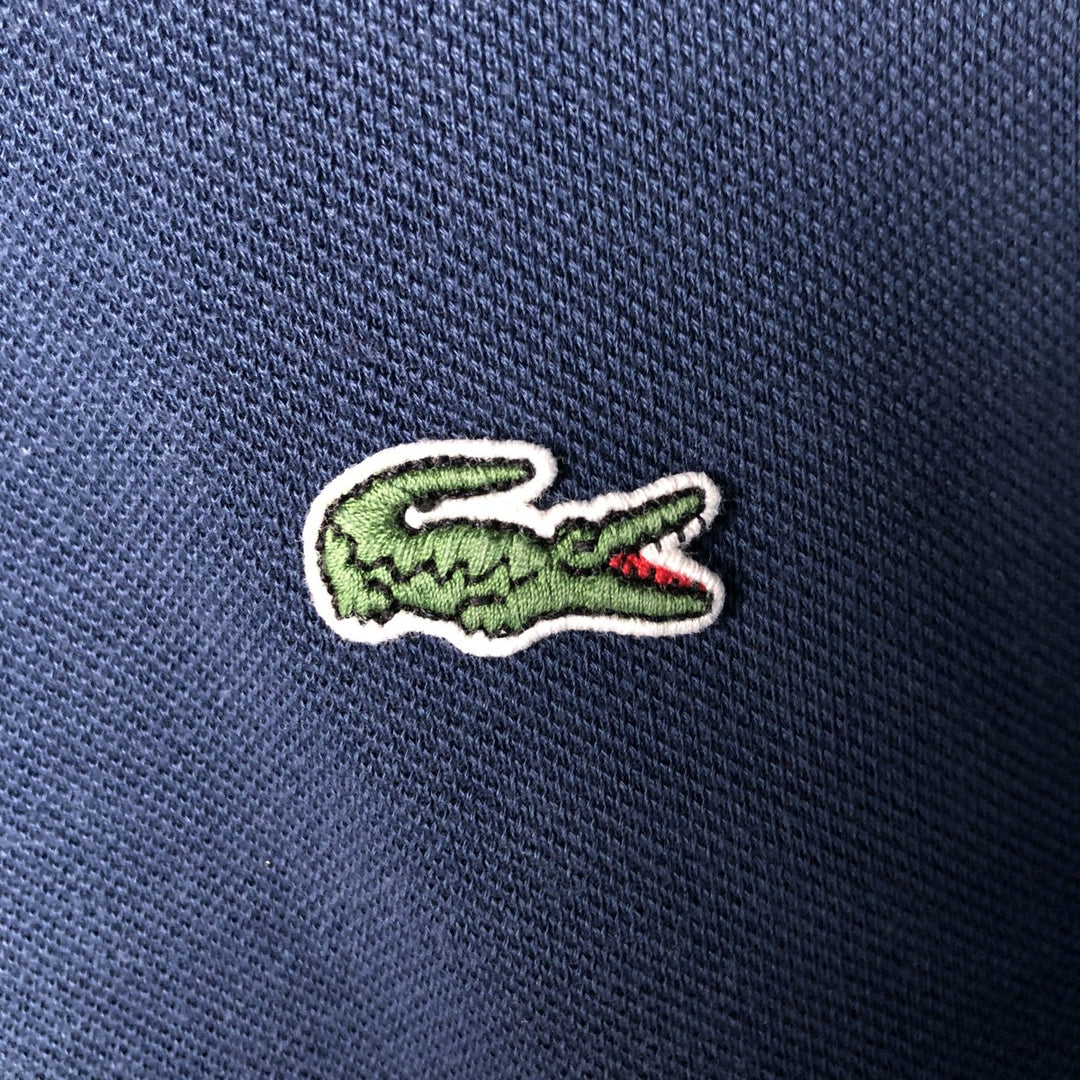 Lacoste Classic Fit short-sleeved polo shirt, men's size XS cotton navy blue type Vintage Second Hand