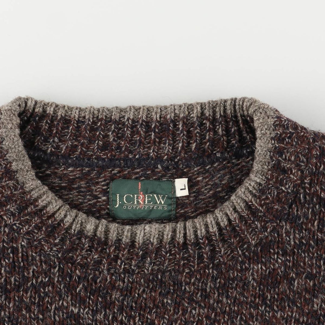 Vintage 90'S J.Crew knit sweater, size L, men's unclear purple type Vintage Second Hand
