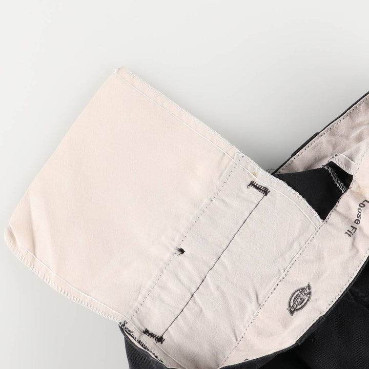 Dickies Loose Fit Double Knee Painter Pants, Men's, Size W30 polyester black type Vintage Second Hand