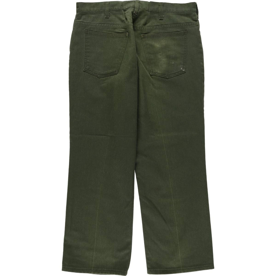 Vintage 1980'S Big Mac work pants, men's size W34. unclear Khaki type Vintage Second Hand