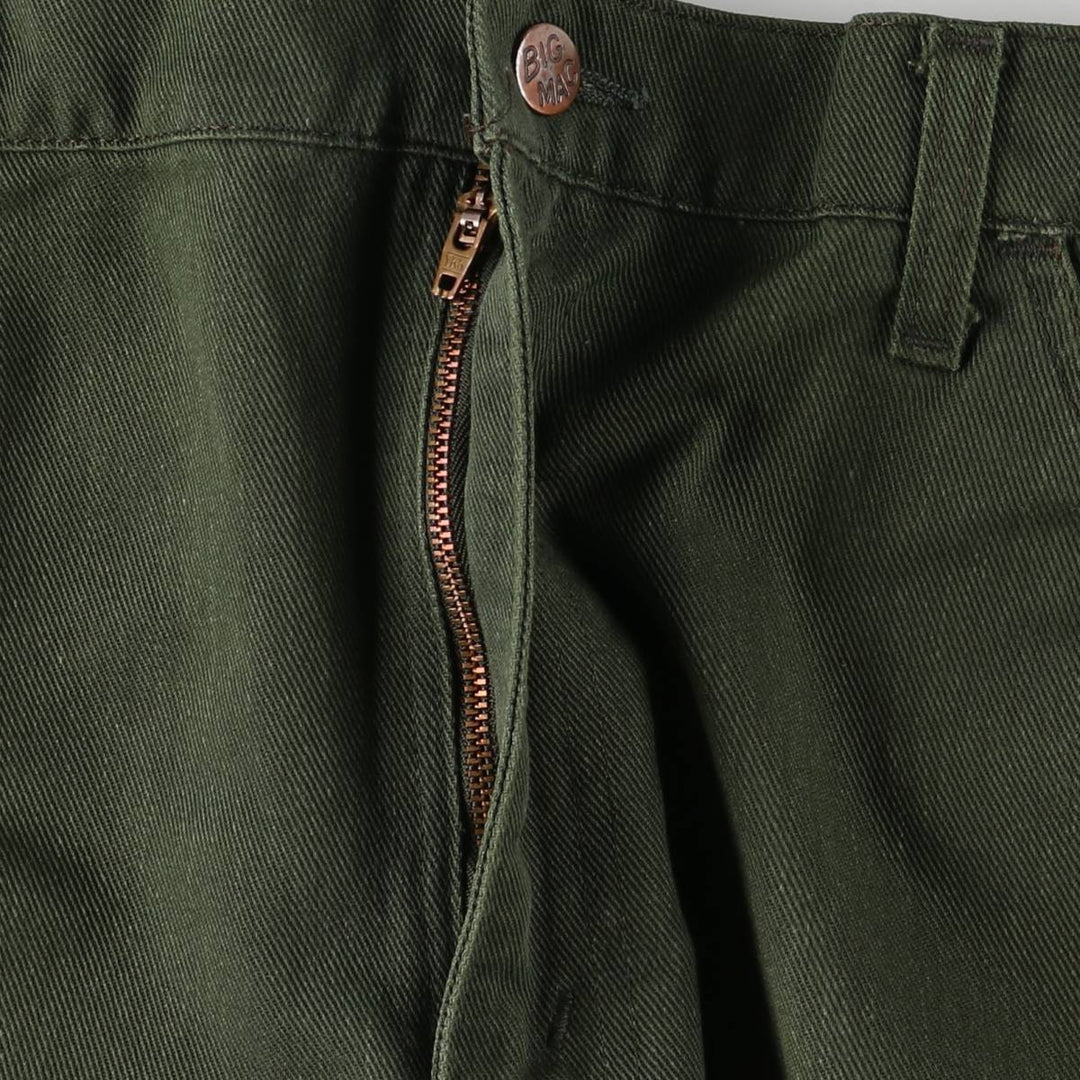 Vintage 1980'S Big Mac work pants, men's size W34. unclear Khaki type Vintage Second Hand