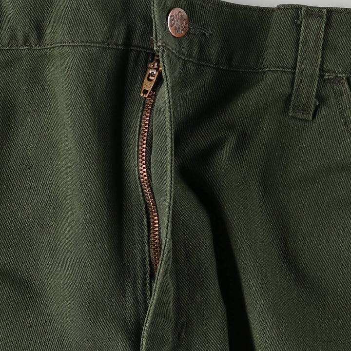 Vintage 1980'S Big Mac work pants, men's size W34. unclear Khaki type Vintage Second Hand