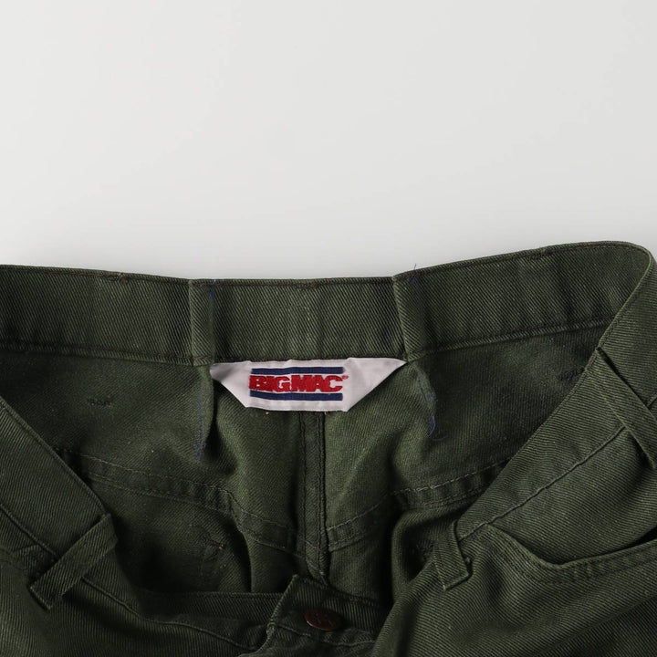 Vintage 1980'S Big Mac work pants, men's size W34. unclear Khaki type Vintage Second Hand