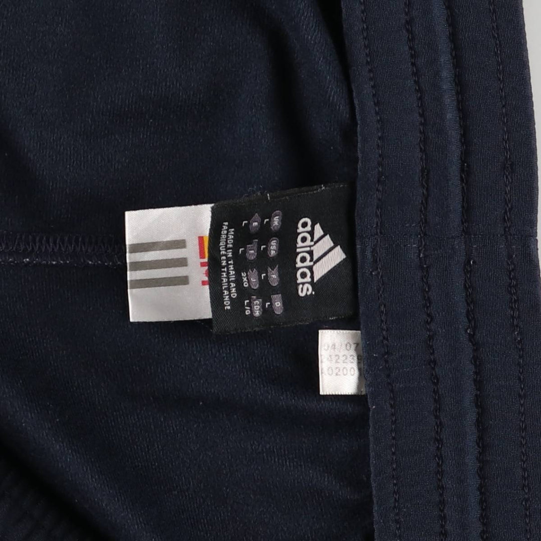 00'S adidas jersey pants track pants men's size L polyester navy blue type Vintage Second Hand