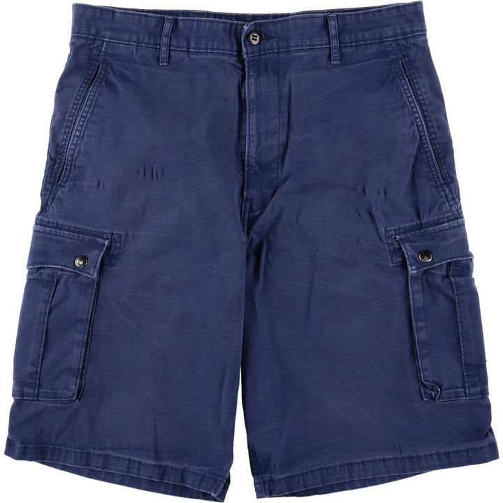 Levi's Levi Strauss and Co. cargo shorts, men's size W35 cotton navy blue type Vintage Second Hand