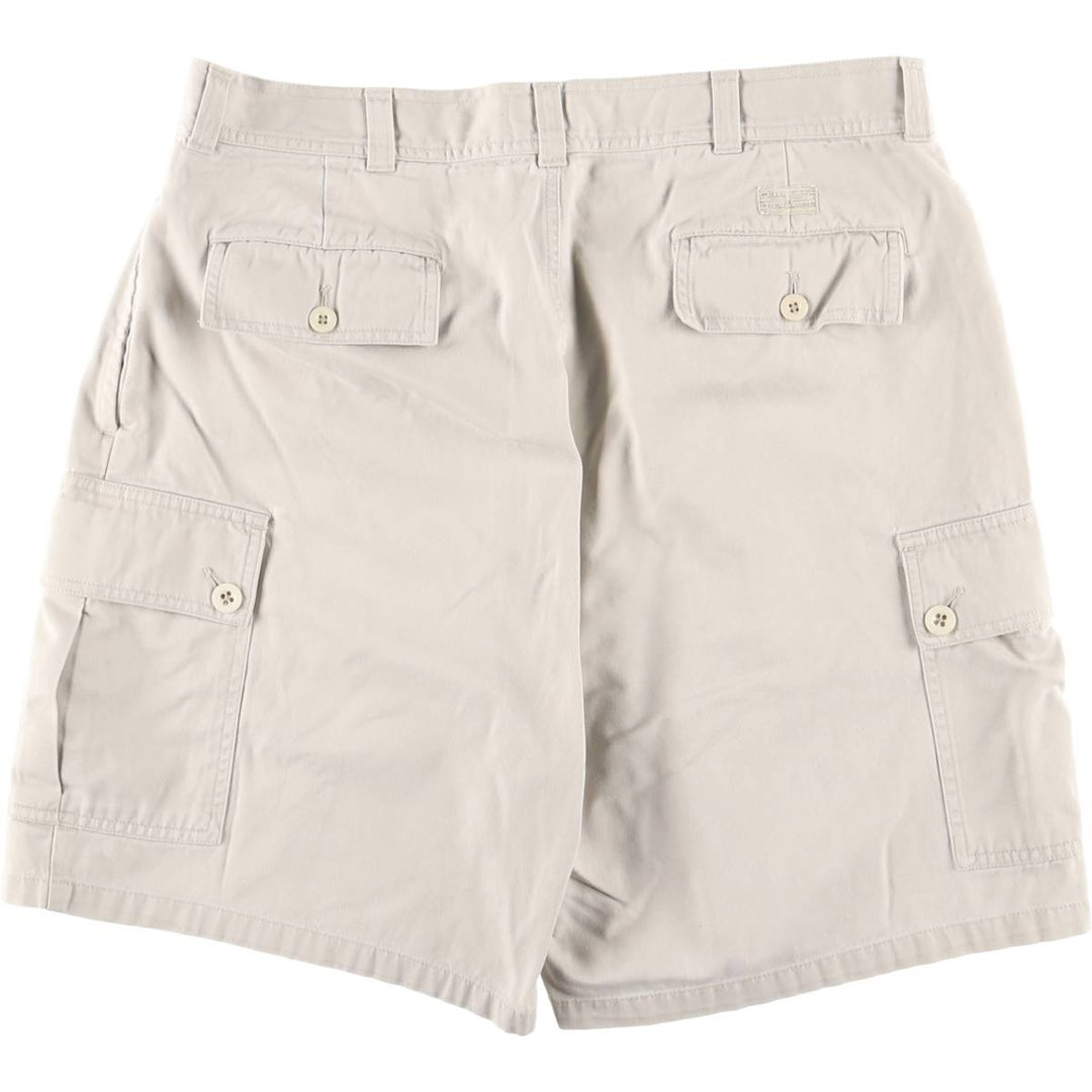 Ralph Lauren POLO by Ralph Lauren cargo shorts, short pants, men's size w36 cotton Beige type Vintage Second Hand