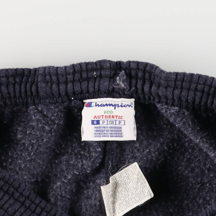 Champion ECO AUTHENTIC sweatpants, men's size S cotton navy blue type Vintage Second Hand