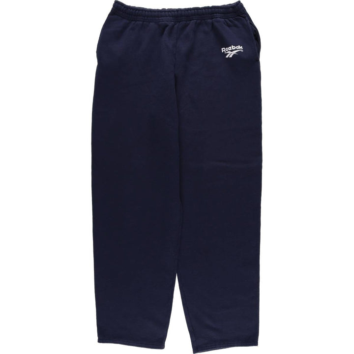 90'S Reebok sweatpants, Made in USA, Men's Size L, Vintage cotton navy blue type Vintage Second Hand