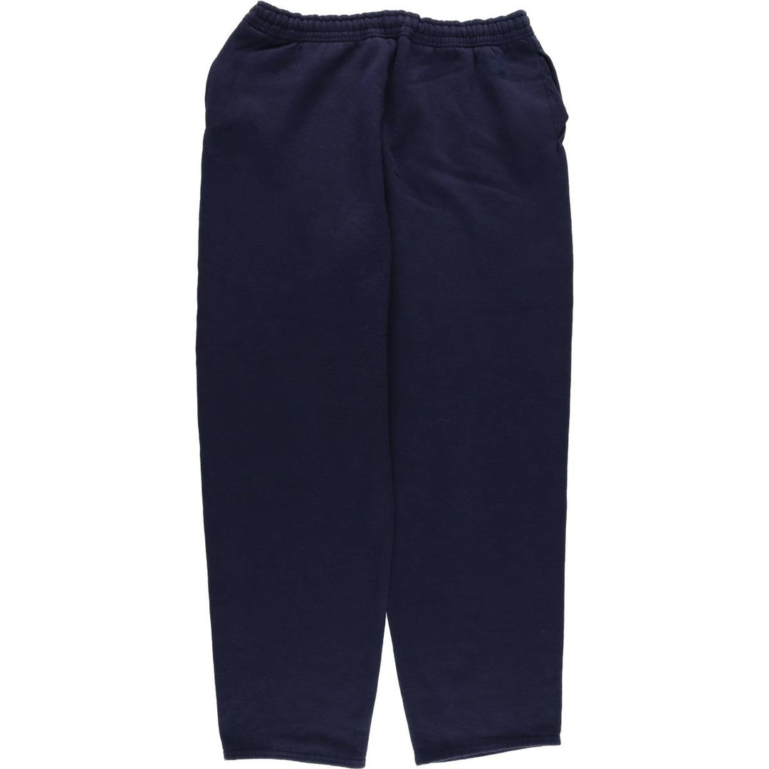 90'S Reebok sweatpants, Made in USA, Men's Size L, Vintage cotton navy blue type Vintage Second Hand