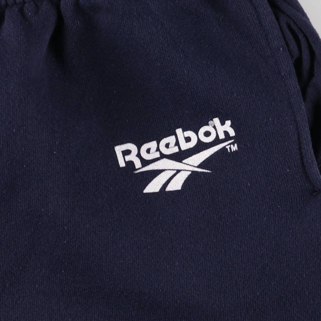 90'S Reebok sweatpants, Made in USA, Men's Size L, Vintage cotton navy blue type Vintage Second Hand