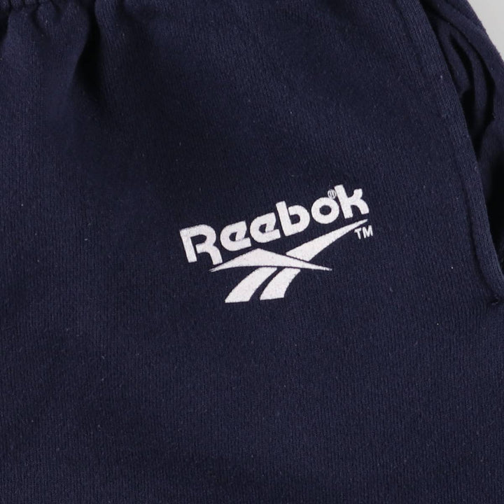90'S Reebok sweatpants, Made in USA, Men's Size L, Vintage cotton navy blue type Vintage Second Hand