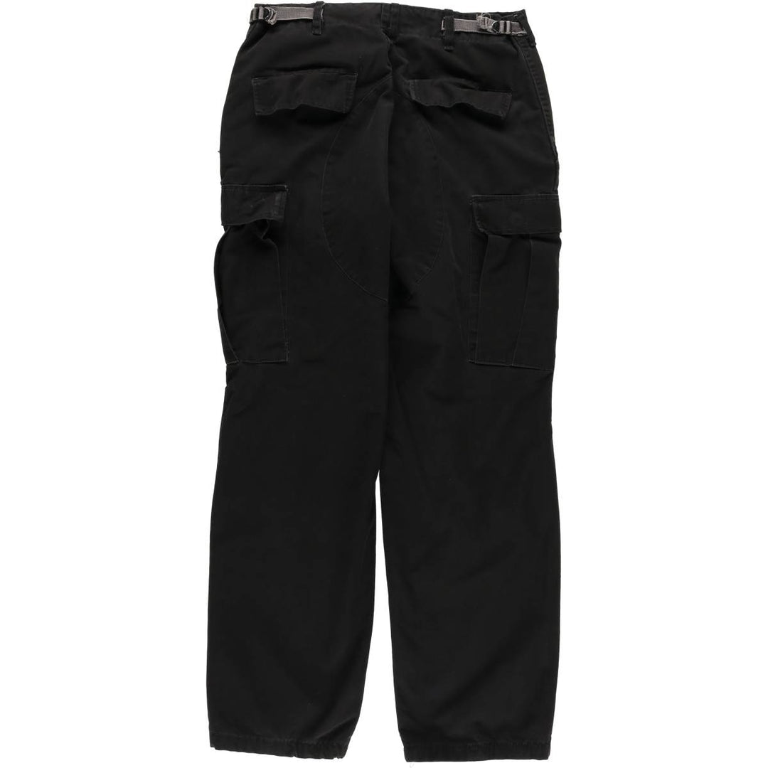 Civilian Military Cargo Pants, Small Regular, Men's, Size W32 polyester black type Vintage Second Hand