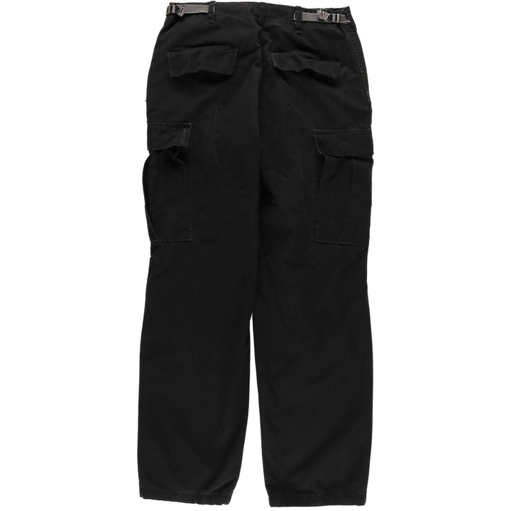 Civilian Military Cargo Pants, Small Regular, Men's, Size W32 polyester black type Vintage Second Hand