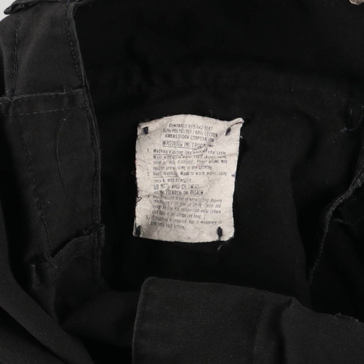 Civilian Military Cargo Pants, Small Regular, Men's, Size W32 polyester black type Vintage Second Hand