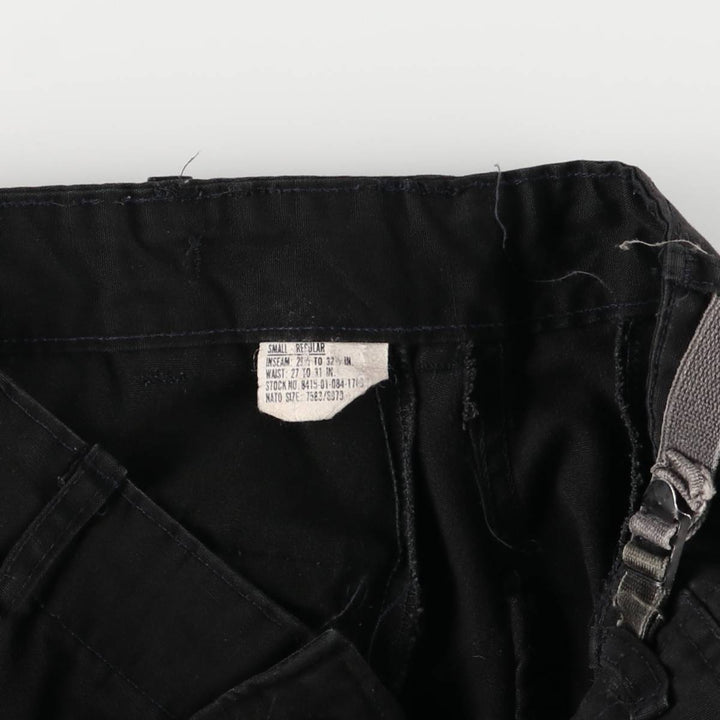 Civilian Military Cargo Pants, Small Regular, Men's, Size W32 polyester black type Vintage Second Hand