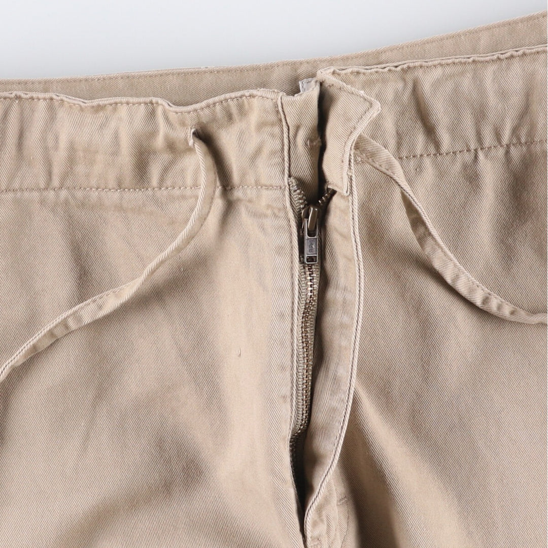 Vintage 90s-00'S Calvin Klein Jeans trapezoid chino mini skirt, size M, women's cotton Beige type Vintage Second Hand