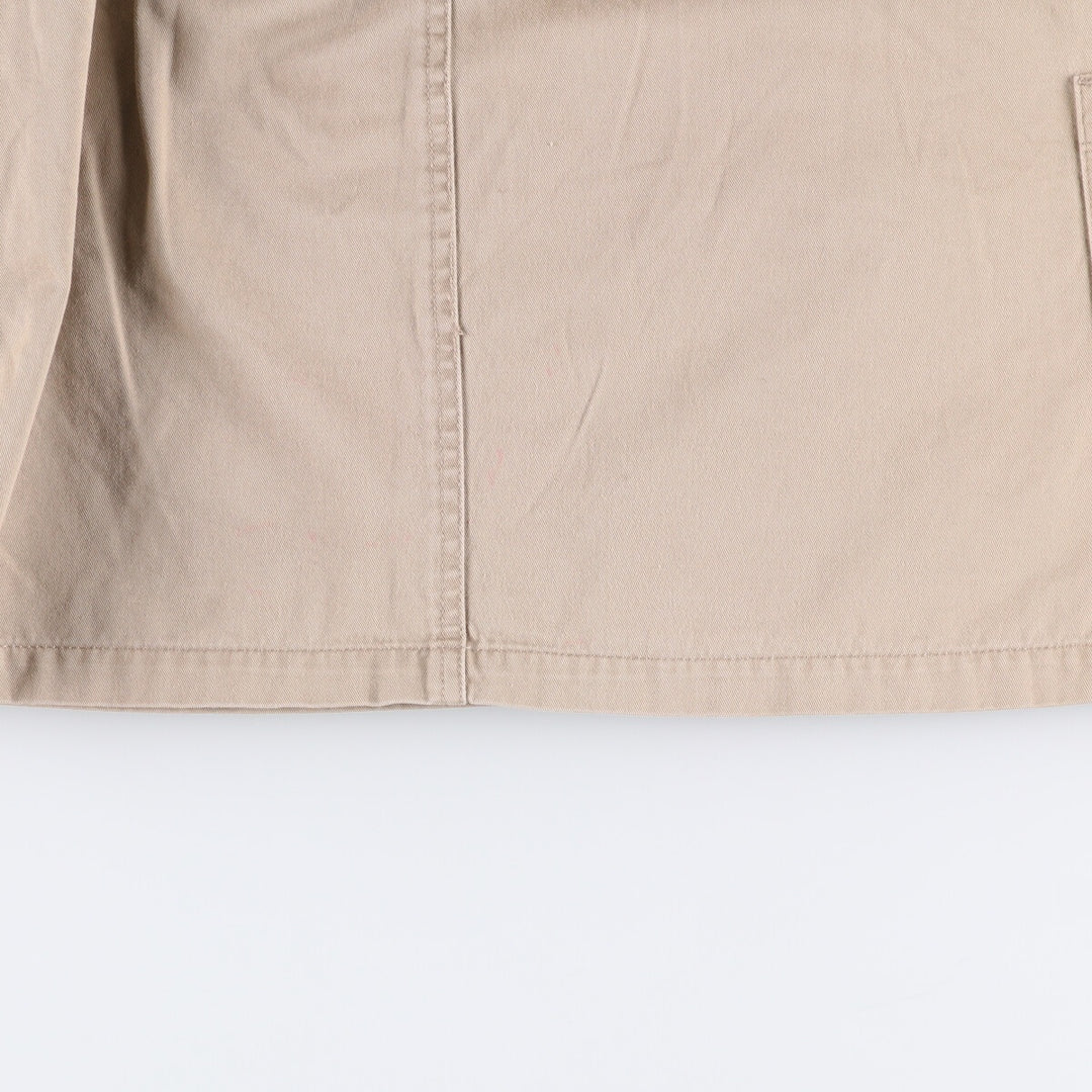 Vintage 90s-00'S Calvin Klein Jeans trapezoid chino mini skirt, size M, women's cotton Beige type Vintage Second Hand