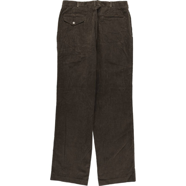 Vintage LANDS' END corduroy pants, made in the USA, men's size W35. cotton brown type Vintage Second Hand
