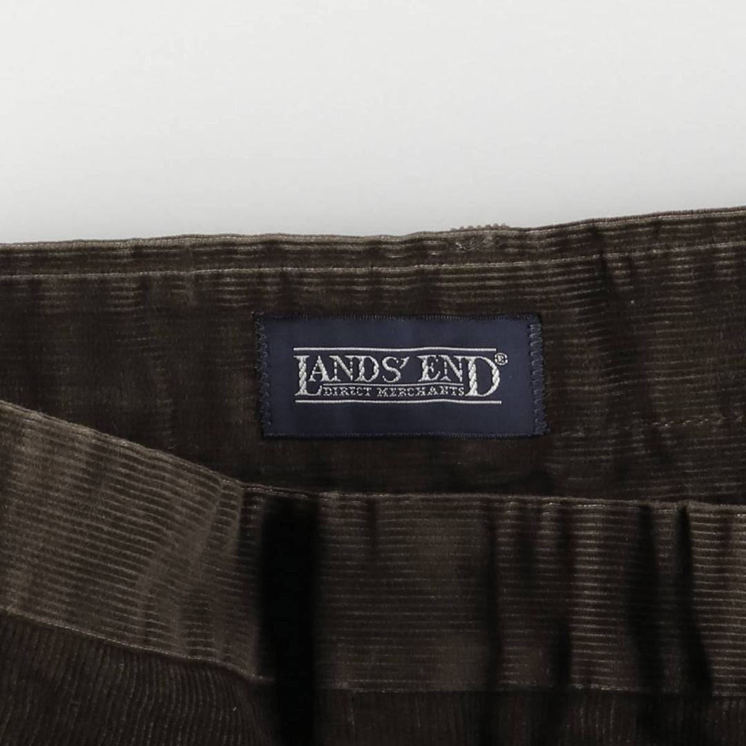 Vintage LANDS' END corduroy pants, made in the USA, men's size W35. cotton brown type Vintage Second Hand