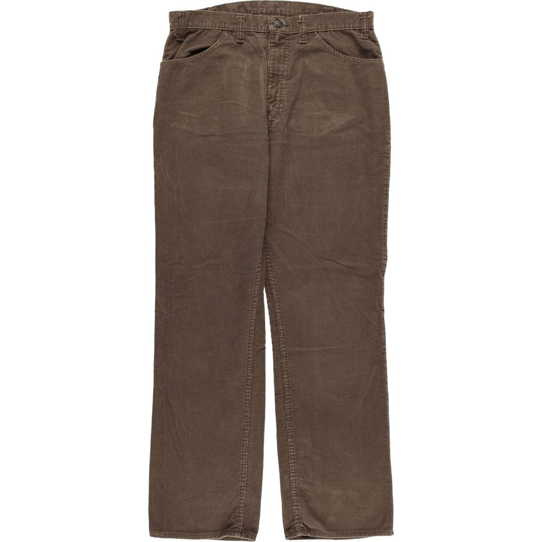 Vintage men's corduroy pants, size W36 cotton brown type Vintage Second Hand