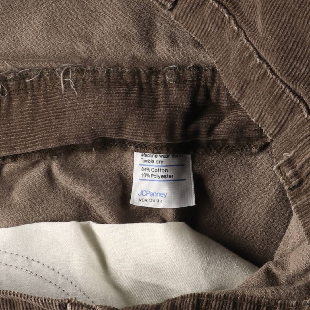 Vintage men's corduroy pants, size W36 cotton brown type Vintage Second Hand