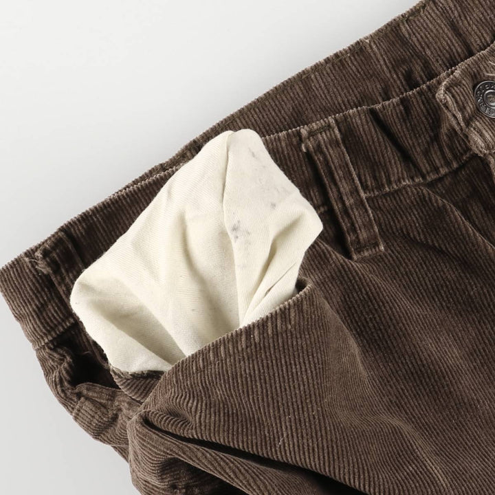 Vintage men's corduroy pants, size W36 cotton brown type Vintage Second Hand